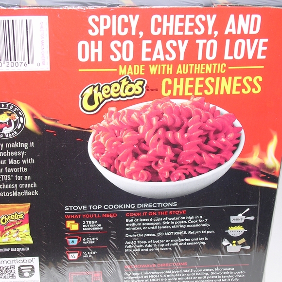Cheetos Flamin Hot Mac N Cheese Macaroni and Cheese Dinner 5.6oz 10 Box BB 9/22 - Picture 7 of 7